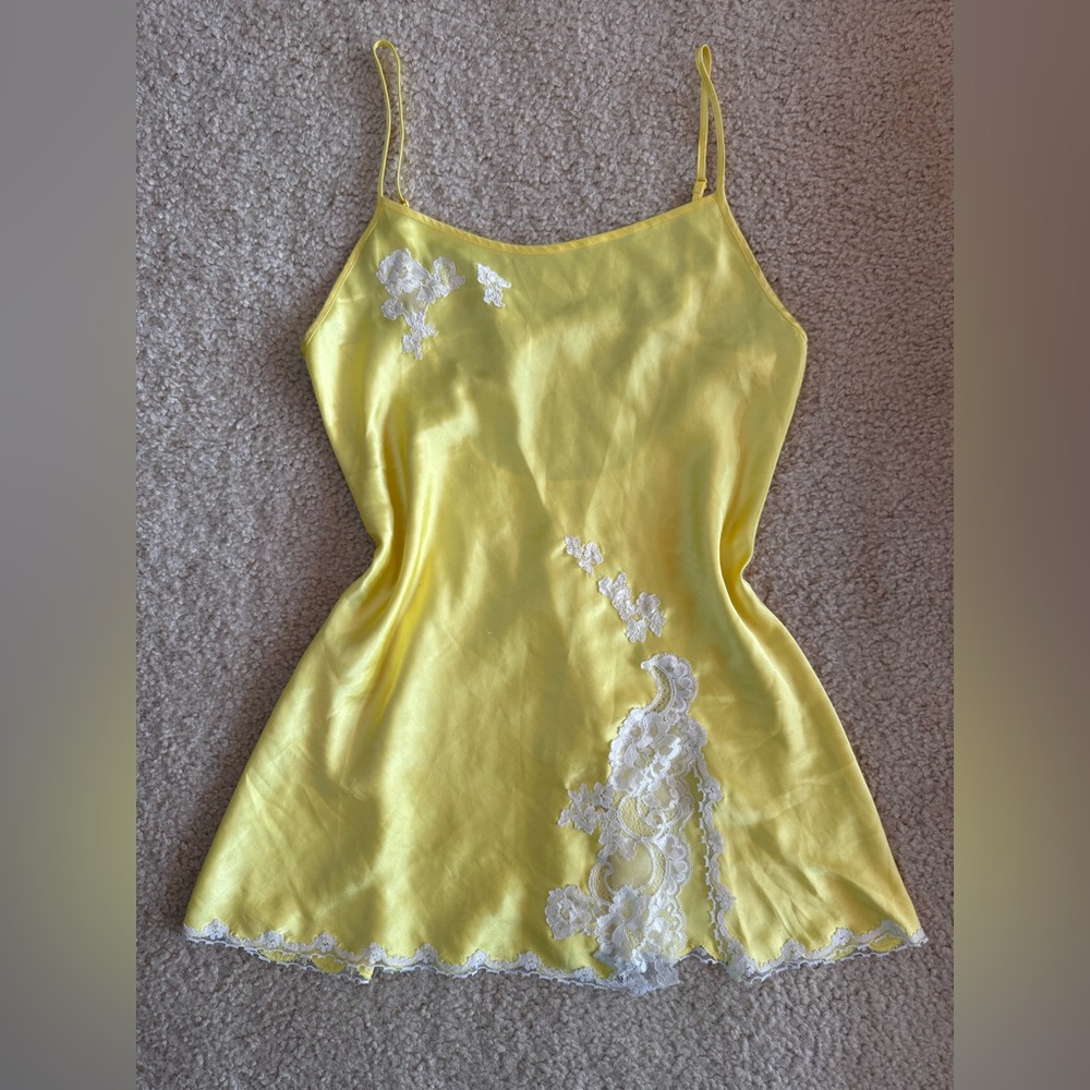 Victoria secret butter yellow slip